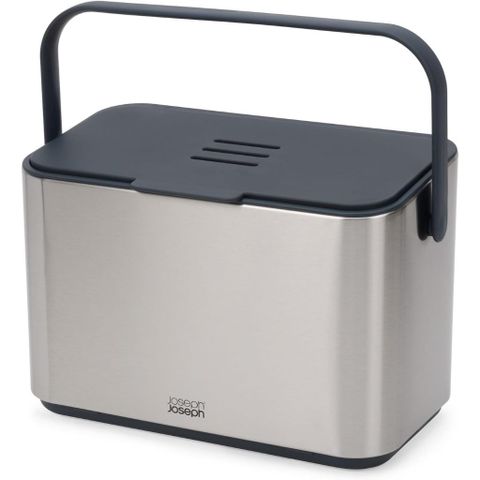 Thùng đựng rác hữu cơ Joseph Joseph 30145 Collect 4L Stainless-steel Food Waste Caddy