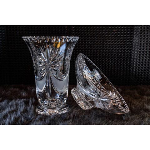 Set Pha lê mài Bohemia 25,5cm (loại 1)