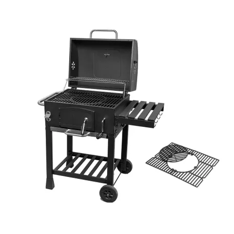 Bếp nướng than hoa cao cấp LM528 có mô tơ xoay  2 in 1 new