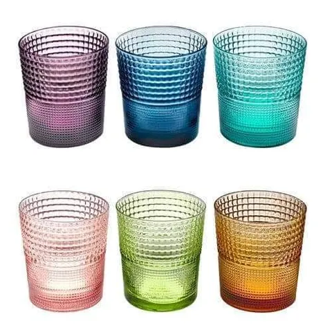 Bộ 6 cốc màu IVV Speedy 280ml - Made in Italy