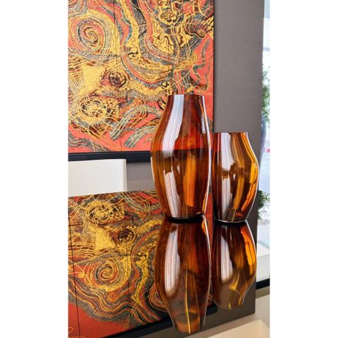 Lọ hoa Georg Jensen Sky Amber 30 cm