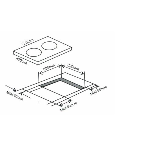 Bếp từ đôi Arber AB2021A