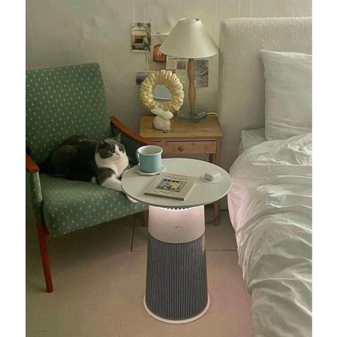 Lọc không khí kiêm bàn trang trí và sạc không dây LG Puricare AS20GPWU0