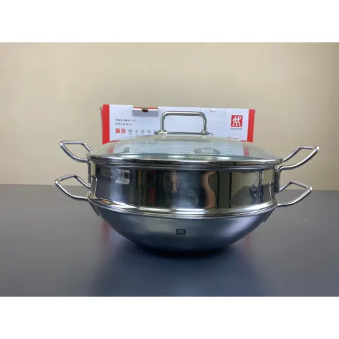 CHẢO TỪ ZWILLING PLUS WOK 32CM KÈM XỬNG HẤP