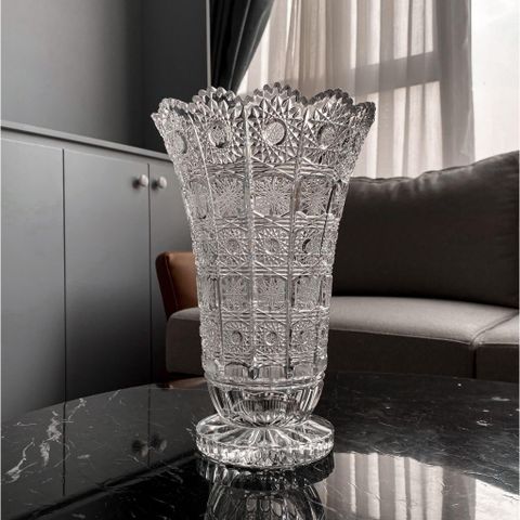 Lọ hoa pha lê Bohemia 35,5cm