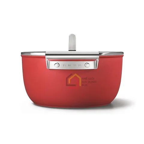 Nồi Smeg Casserole CKFC2411RDM 24cm màu đỏ - Made in Italy