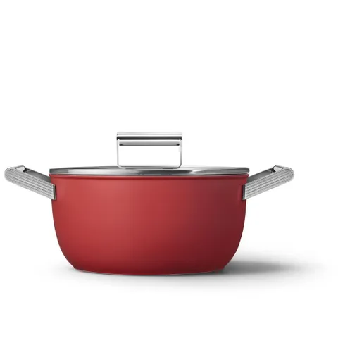 Nồi Smeg Casserole CKFC2411RDM 24cm màu đỏ - Made in Italy