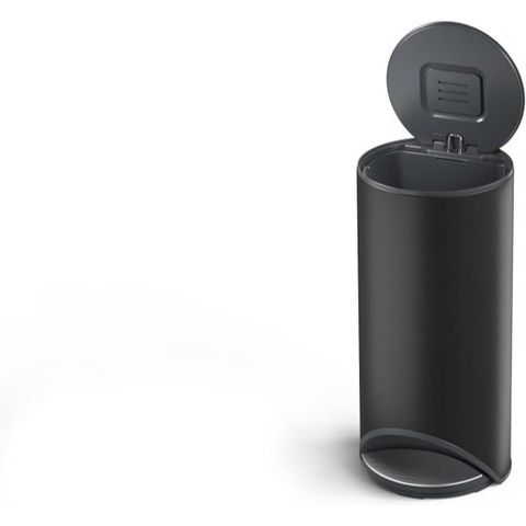 Thùng rác đạp chân Joseph Joseph Arc™ 30L Easy-push Pedal Bin 30149 màu đen mờ 735006
