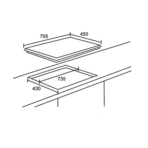 BẾP TỪ BA ARBER AB558