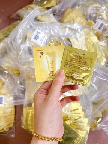 Gói bb whoo vàng trang điểm hiệu ứng bắt sáng tốt- che phủ tốt - có ánh nhũ ngọc trai khuôn mặt bằng sáng
