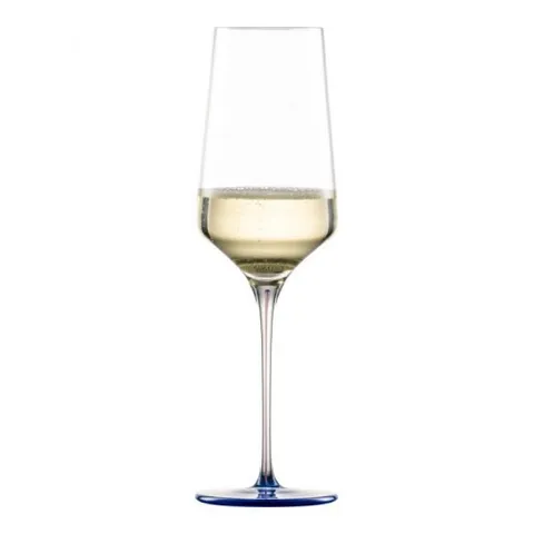 Ly Rượu Champagne Pha Lê Zwiesel Ink 123417 24.9cm 400ml Chân Đế Màu Xanh Dương Midnight 735111