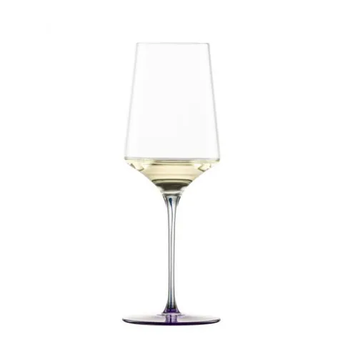 Ly Rượu Vang Trắng Pha Lê Zwiesel Ink 123415 22.9cm 407ml Chân Đế Màu Tím Violet 735121