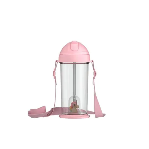 Bình nước Renga Cosmo 385ml có kèm ống hút 735142