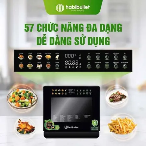Nồi chiên hấp hơi nước Habibullet FHB18 Plus 735245