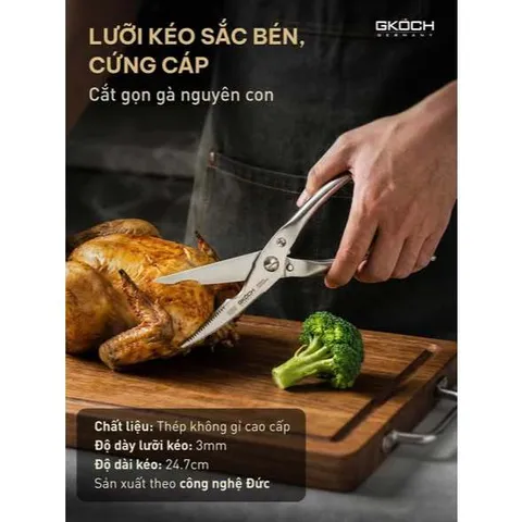 Kéo cắt gà đa năng GKÖCH MC-093 735312