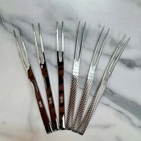 SET 6 DĨA HOA QUẢ INOX 18/10 GUME 735336
