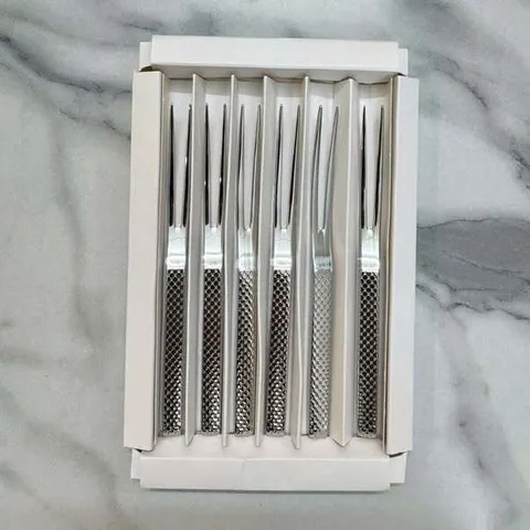 SET 6 DĨA HOA QUẢ INOX 18/10 GUME 735336