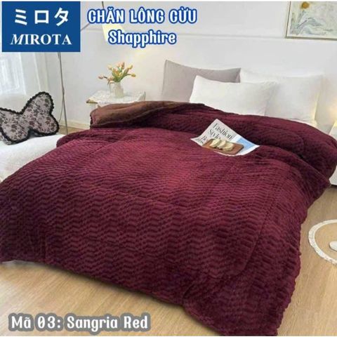 CHĂN LÔNG CỪU NHẬT BẢN MIROTA (2x2m3, 5kg) 735357