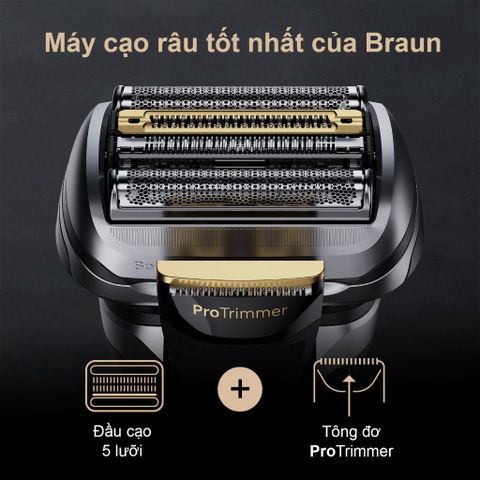 MÁY CẠO RÂU BRAUN 9567CC Made In Germany 735401