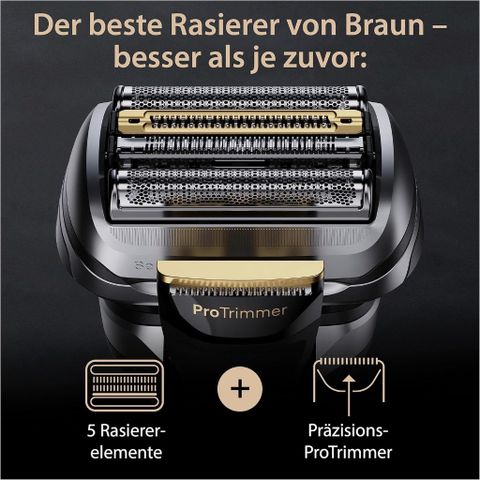 Máy cạo râu điện Braun Series 9 Pro+ 9510s Noir ( Màu Đen) 735435