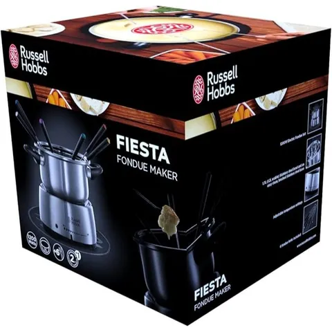 Bếp Lẩu Fondue Russell Hobbs Fiesta 22560-56 1200W 2L Màu Thép Không Gỉ