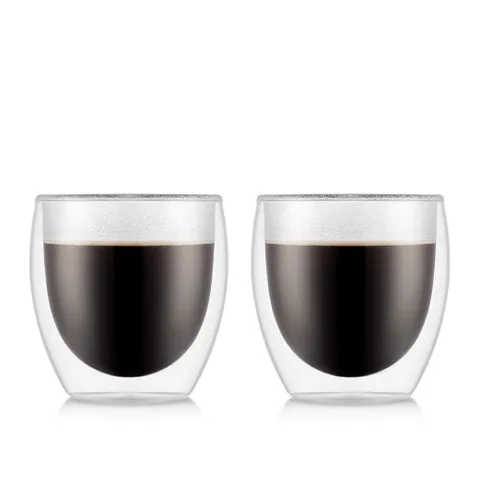 Sét 8 cốc 2 lớp cách nhiệt Bodum Pavina 250ml