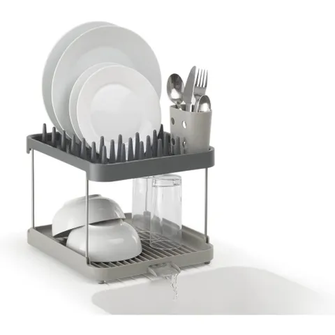 Giá úp bát đĩa 2 tầng Joseph Joseph Duo 2-Tier Dish Rack 851660 (Grey)