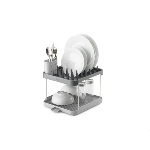 Giá úp bát đĩa 2 tầng Joseph Joseph Duo 2-Tier Dish Rack 851660 (Grey)