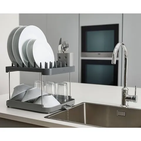 Giá úp bát đĩa 2 tầng Joseph Joseph Duo 2-Tier Dish Rack 851660 (Grey)