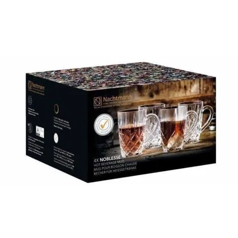 Set 4 cốc uống bia, uống nước, uống trà Nachtmann Noblesse 375ml (Model 2022)