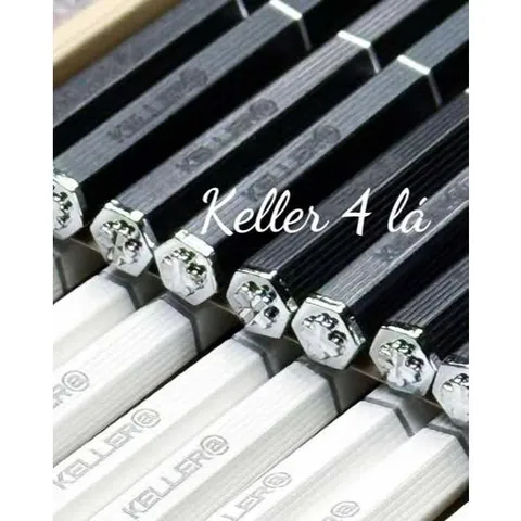 Set 10 đôi đũa Keller@ Germany - Biểu tượng cỏ 4 lá may mắn