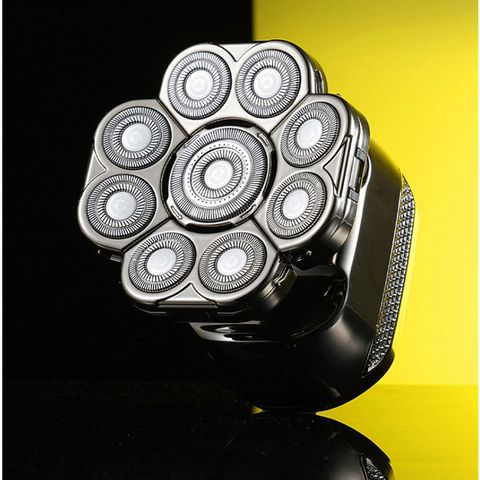 Máy Cạo Râu, Cắt Tóc, Cạo Trọc Đầu SHAVER 5 in 1, 9 Lưỡi, Dùng Cho Cả Người Hói Đầu.