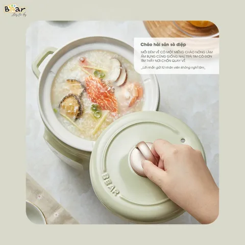 Nồi nấu chậm Bear 2L SB-NNC20 - Bản tiếng Việt