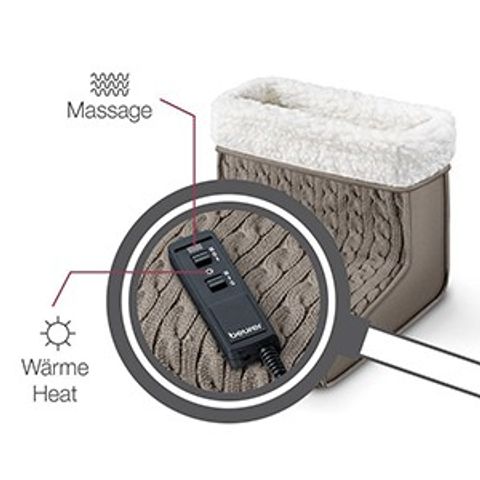 ỦNG SƯỞI ẤM CHÂN VÀ MASSAGE SHIATSU BEURER FWM45