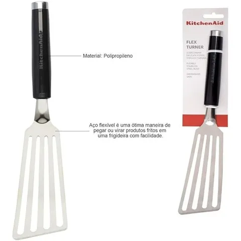 Xẻng lật có lỗ KitchenAid KCG024OHOBE màu đen