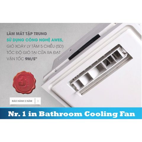 Quạt mát âm trần Hans H10S