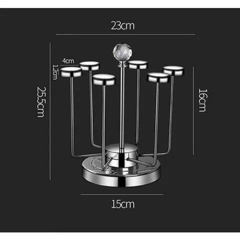 Giá úp cốc xoay 360 độ Conral (6 cốc)