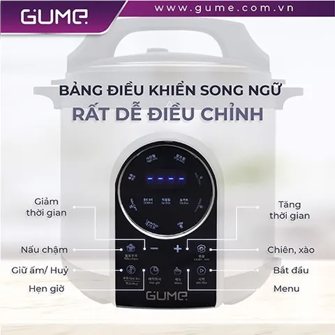 Nồi áp suất điện đa năng GUME GMPC-2201