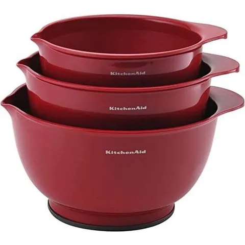 Bộ tô nhựa 3 món KitchenAid KOG17SOSERE màu đỏ