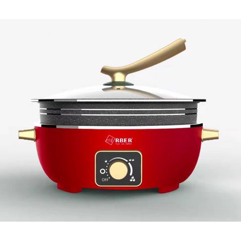 NỒI LẨU ĐIỆN ĐA NĂNG ARBER HH06LRED