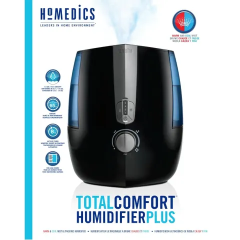 Máy tạo độ ẩm siêu âm khử khuẩn HoMedics UHE-WM15A