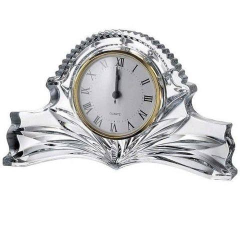 Đồng hồ pha lê cao cấp để bàn Bohemia (cao 16cm x ngang 27cm) - SX tại Séc 735850