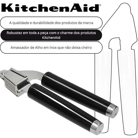 Dụng cụ ép tỏi KitchenAid KCG132OHOBE màu đen