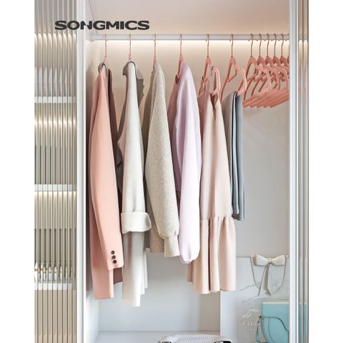 Mắc treo quần áo Songmics Velvet Coat Hangers, 50 Pieces