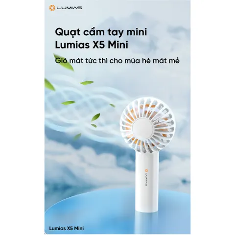Quạt cầm tay Lumias X5 mini