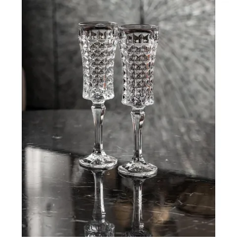 Sét 6 ly vang trắng Bohemia Diamond 120ml