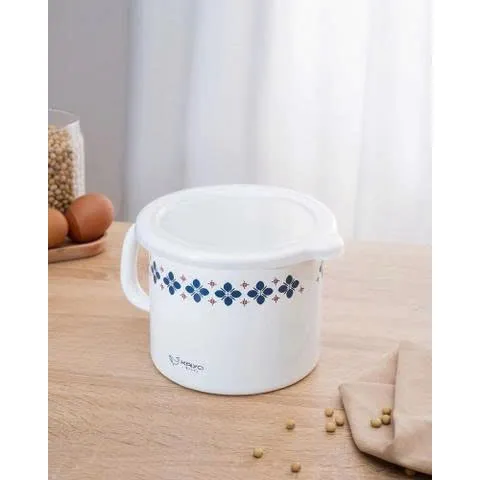 Nồi đa năng tráng men sứ, dáng tròn Kaiyo size 15cm