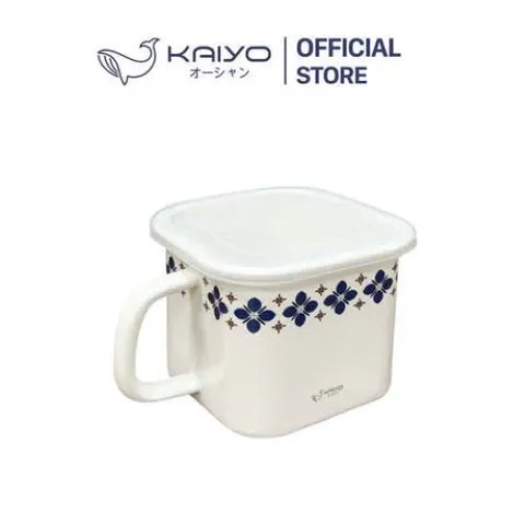 Nồi đa năng tráng men sứ, dáng vuông Kaiyo size 16cm