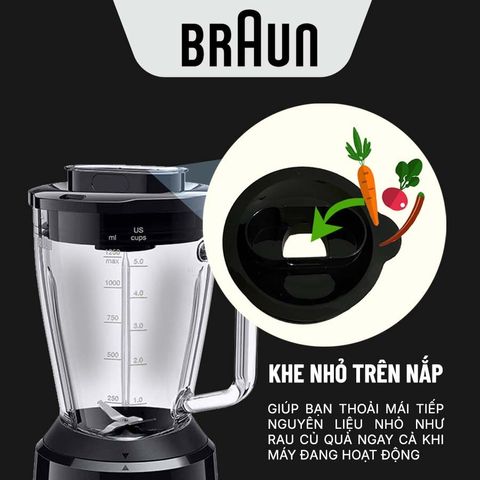 Máy xay sinh tố Braun JB1015BK 736499