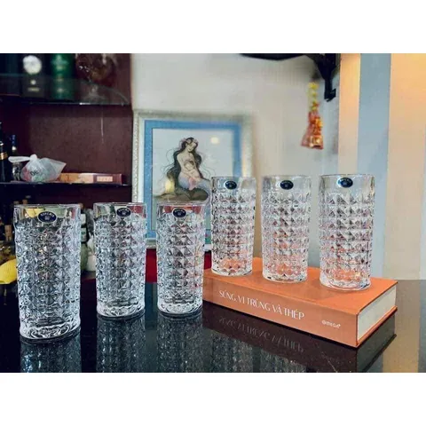 Bộ 6 cốc 260ml Bohemia Diamond
